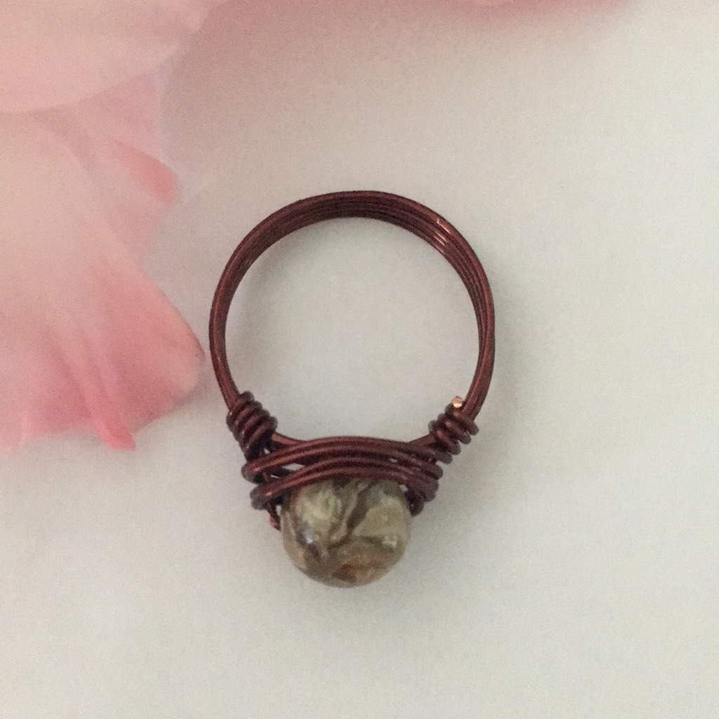 Wire Wrapped Ring.